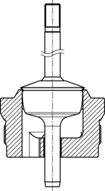 Sectional drawing: AC trim by SAMSON